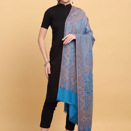 KRAFT INDIA Women Paisley Printed Shawl-image-45
