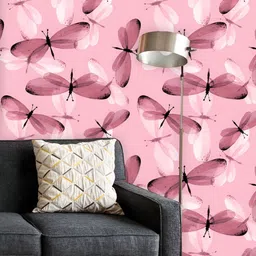ArtzFolio Printed UV-Resistant Anti-Bacterial Butterflies Peel & Stick Wallpaper-image-30