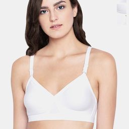 Bodycare Pack of 3 Cotton Non Padded Non wired Perfect coverage Bra FK-5589WWW-42D-27