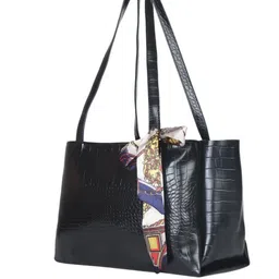 PROGONE ENTERPRISE Textured PU Structured Shoulder Bag image 2