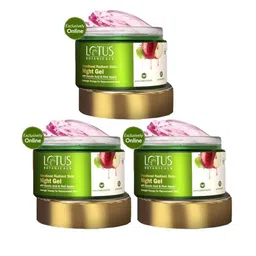 Lotus Botanicals Set Of 3 GlycoBoost Radiant Skin Night Gel With Glycolic Acid - 50 g Each-54
