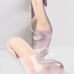 Anouk Embellished Party Block Sandals-21