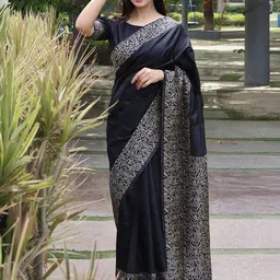 AMRUTKALA SAREES Zari Banarasi Saree-image-79