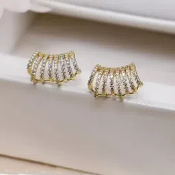 DressBerry Korean Artificial Stones Studded Contemporary Studs-10