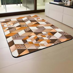 IVAZA Camel Brown 1960 GSM Silicone Bath Rugs-image-19