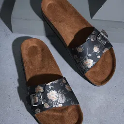 MOZAFIA Women Printed Open Toe Flats-image-48
