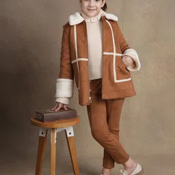 One Friday Girls Embroidered Overcoats-image-53