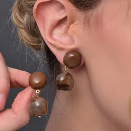 Reenisaa Circular Drop Earrings image 5