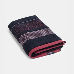 Jockey Navy Blue & Red 1 Striped Terry Cotton 550 GSM Bath Towel-38