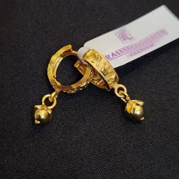 Anshenterpris Gold Plated Contemporary Drop Earrings-9