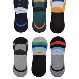 VOICI Pack Of 6 Multicolor Loafer Socks-picture-18