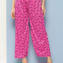 Aarika Girls Printed Flared Chambray Ethnic Palazzos-image-57