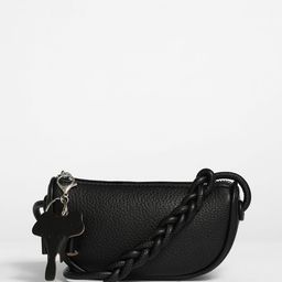 HAUTE SAUCE by Campus Sutra Leather Half Moon Sling Bag with Quilted-picture-11