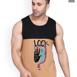 SLOWLORIS Men Pack of 2 Printed Bio-Wash Combed Cotton Innerwear Gym Vest-picture-31