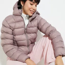 max Women Hooded Solid Casual Puffer Jacket-picture-47