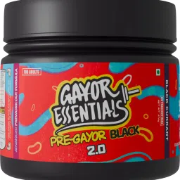 Pre Gayor Black 2.0 | Optimally Dosed Pre-Workout,300mg Caffeine, 52 Servings Pre Workout-12