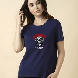 SZN Women Printed Pure Cotton T-shirt-image-43