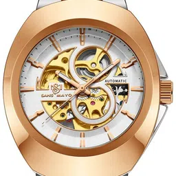 SANSIMAYO Men Skeleton Dial Analogue Automatic Watch SM-WM-209-WHITE image 5