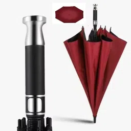 Royal Classic Handle Umbrella Auto Open Windproof Unbreakable Stick Rain Umbrella-11