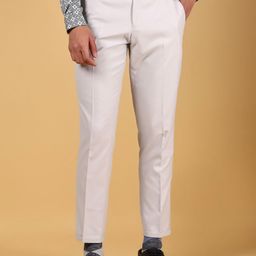 J White by Vmart Men Mid-Rise Regular Fit Cropped Trousers-image-16