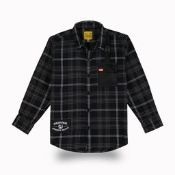 Gini and Jony Boys Comfort Fit Spread Collar Tartan Checked Cotton Casual Shirt-image-56