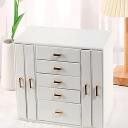 KriShyam White Wardrobe Jewellery Organiser-picture-7