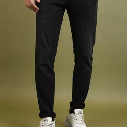 HIGHLANDER Men Skinny Fit Mid-Rise Stretchable Jeans-image-36