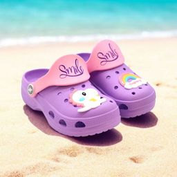Svaar Unisex Kids Embellished Rubber Clogs-34