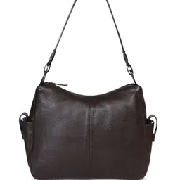 Celtic Textured Leather Structured Shoulder Bag-47