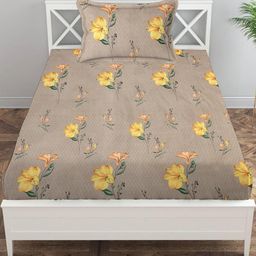 IVAZA Unisex Orange Bedsheets-image-89