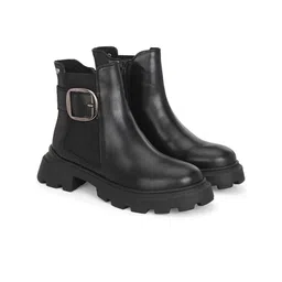Delize Women Wedge-Heeled Chelsea Boots-25