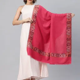 SWI Stylish Paisley Woven Design Shawl-15
