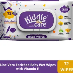 Extra Gentle & Soft Baby Wipes with Lid | Aloe-Vera and Vitamin E (Pack of 1)-image-23