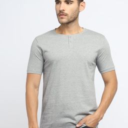 appulse Henley Neck Short Sleeves Cotton Relaxed Fit T-shirt-image-55