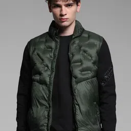 Jack & Jones Men Puffer Jacket with Embroidered-picture-53