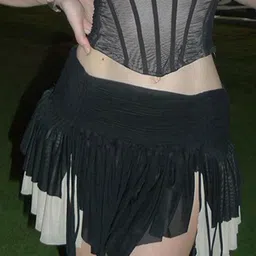 LULU & SKY Mini Asymmetrical Skirt-picture-21