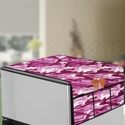 The Furnishing Tree Purple Printed Refrigerator Cover-image-66