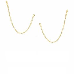 Anouk Contemporary Gold-Plated Ear Cuff Earrings-12