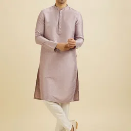 Manyavar Men Regular Thread Work Kurta with Pyjamas-picture-58