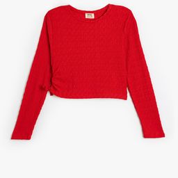 Koton Girls Round Neck Long Sleeves Top-image-53