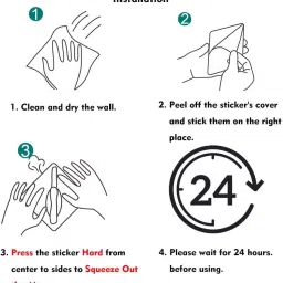 vavsu Adhesive Wall Hooks, Clear Self Adhesive Hooks Transparent Sticky Towel Hook Hook 6 image 5