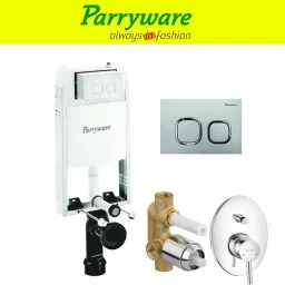 Half Frame Concealed Cistern, with divater body upper part set of 1 pic 109 Dual Flush Tank-image-76