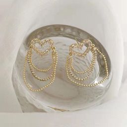 Arzonai Contemporary Half Hoop Earrings-image-96