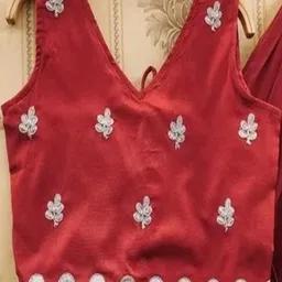 Hari charan enterprise Maroon Silk Lehenga Choli-picture-13