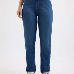 Pepe Jeans Women Relaxed Fit High-Rise Light Fade Jeans-image-58