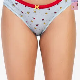 LADYLAND Pack Of 3 Printed Hipster Briefs DILSE INNER-GREY+PURPLE+PINK-S-picture-18