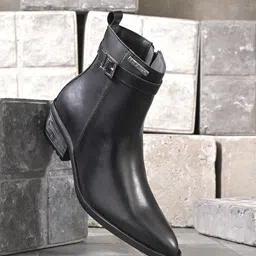 El Paso Women Block-Heeled Casual Chelsea Boots-12