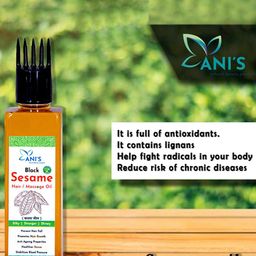 ANI'S Set Of Pure Kalonji & Black Sesame Hair Oils - 100ml Each image 2