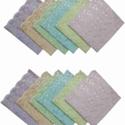 pawan_co Women Handkerchief , Women Cotton Handkerchief , Women's Cotton Floral Pattern Handkerchief (Pack Of 12) ["Multicolor"] Handkerchief-image-55