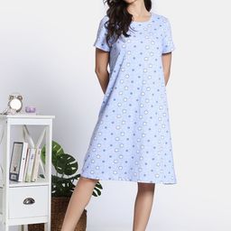 Zivame Printed Nightdress-image-17